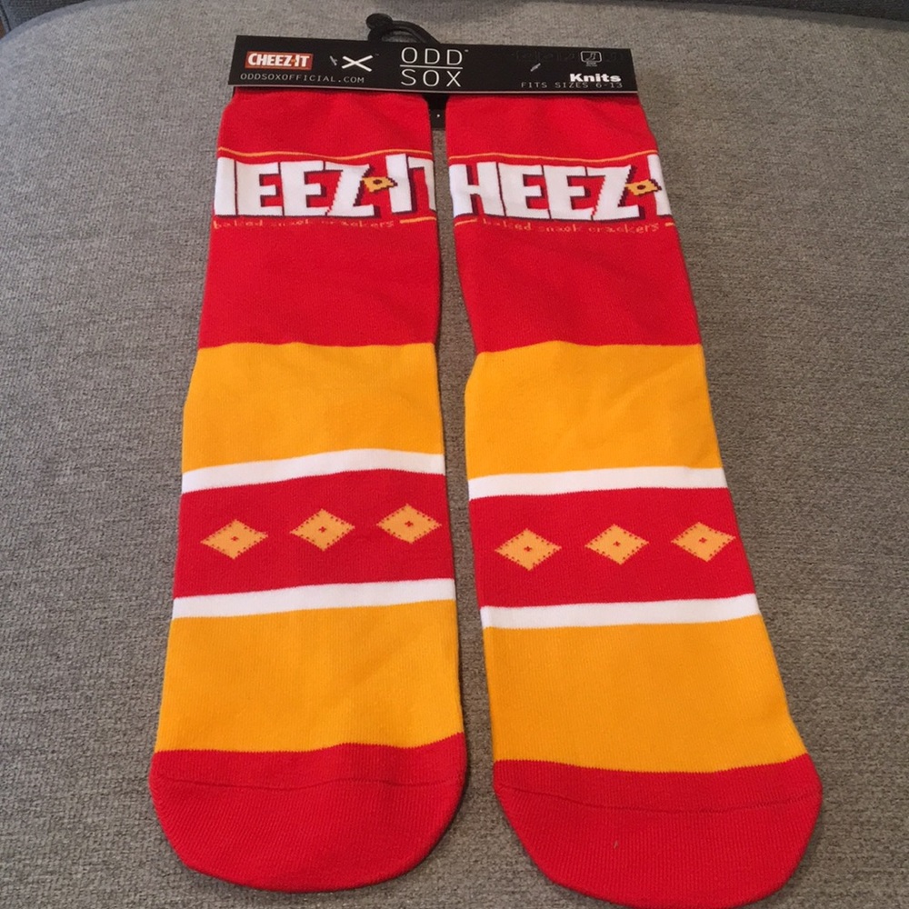 ODD SOX Cheez-It Crew Socks